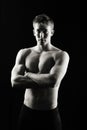 Serious fitness man Royalty Free Stock Photo