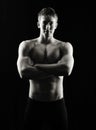 Serious fitness man Royalty Free Stock Photo