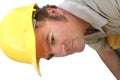 Serious Hard Hat Guy Royalty Free Stock Photo