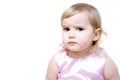 Serious little girl Royalty Free Stock Photo