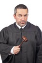 Serious male judge Royalty Free Stock Photo