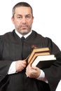 Serious male judge Royalty Free Stock Photo