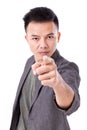 Serious man pointing at you Royalty Free Stock Photo