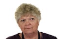 Serious Senior Lady Royalty Free Stock Photo