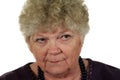 Serious Senior Lady Royalty Free Stock Photo