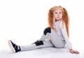 Serious smart girl Royalty Free Stock Photo