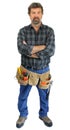 Serious tool man Royalty Free Stock Photo