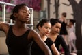Serious Young Dancers Royalty Free Stock Photo