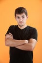 Serious Young Man Royalty Free Stock Photo