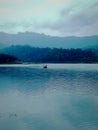 Sermo Lake in Yogyakarta Region, Java Islandia, Indonesia Royalty Free Stock Photo