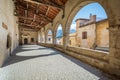 Scenic sight in Sermoneta, medieval village in Latina Province, Italy Royalty Free Stock Photo