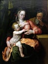 Sermoneta: Holy Family Royalty Free Stock Photo