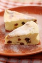 Sernik with raisins Royalty Free Stock Photo