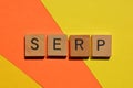 SERP acronym as banner headline