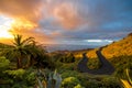 Serpantine mountain road Royalty Free Stock Photo