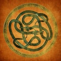 Serpent Celtic Knot Royalty Free Stock Photo