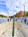 Serpent column monument, Istanbul, Turkey Royalty Free Stock Photo