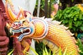 Serpent king or king of naga statue