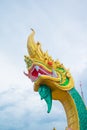 Serpent or Naga statue in Nongkhai Thailand Royalty Free Stock Photo