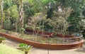 serpentarium of Instituto Butantan in Sao Paulo, Brazil. Center of biomedical research Royalty Free Stock Photo