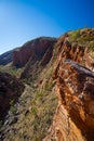 Serpentine Gorge Lookout Royalty Free Stock Photo