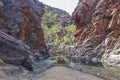 Serpentine Gorge of West MacDonnell National Park in Northern Territory, Australia. Royalty Free Stock Photo