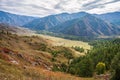 View of the Chuysky tract from the Chike-Taman pass