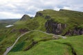 Serpentine Road on Isle of Sky Royalty Free Stock Photo