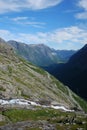 Serpentine road on the mountain. Trollstigen. Royalty Free Stock Photo