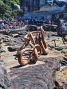 Serpentine Wooden Sculpture, Bondi, Australia