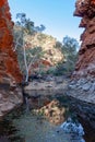 Serpertine Gorge located in West Macdonnell Ranges, Northern Territory, Australia Royalty Free Stock Photo