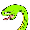 Serpiente cartoon Royalty Free Stock Photo