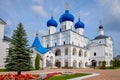 Vysotsky Monastery building in Serpukhov town Royalty Free Stock Photo