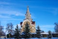 SERPUKHOV, RUSSIA - February, 2019: Vysotsky Monastery