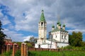 SERPUKHOV, RUSSIA - September, 2019: Trinity Church in sunny day