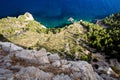 Serra de Tramuntana sea coast in Majorca, Spain, Europe Royalty Free Stock Photo