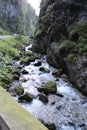 Serrai di sottoguda Canyon, Veneto, Italy. Royalty Free Stock Photo