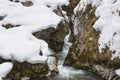 The Serrai di Sottoguda in the Dolomites Royalty Free Stock Photo