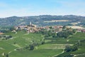 Serralunga town near Alba in Piedmont, Italy Royalty Free Stock Photo