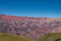 Serrania de Hornocal, the fourteen colors hill at Quebrada de Humahuaca - Humahuaca, Jujuy, Argentina