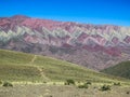 Serrania de hornocal in humahuaca