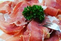 Serrano ham Royalty Free Stock Photo