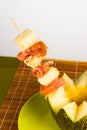 Serrano ham with melon Royalty Free Stock Photo