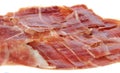 Serrano ham slices. Jabugo. Spanish tapa