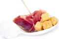 Serrano ham tapas Royalty Free Stock Photo