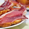 Serrano ham tapas Royalty Free Stock Photo