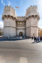 Serranos tower in Valencia, Spain Royalty Free Stock Photo