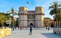 Serranos Towers in Valencia, Spain