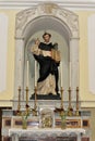 Serrara Fontana - Statua di San Vincenzo nella Chiesa di Santa Maria del Carmine