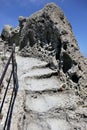 Serrara Fontana - Scalinata tufacea sulla cima di Monte Epomeo